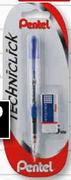Pantel Techniclick Drukpotlood Verskeidenheid