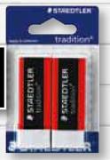 Staedtler Tradition Eraser -2 Pack