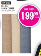 Van Dyck Needle Punch Carpet-2x3m Each