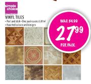 Simple Choice Vinyl Tiles-Per Pack
