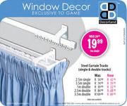 Steel Curtain Double Tracks-2.5m 