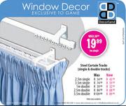 Steel Curtain Single Tracks-1m