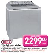 Defy Twinmaid Washer-13kg (DTT165)