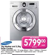 Samsung 7kg Washer and 3.5kg Dryer Combo (WD0704REU/XFA)