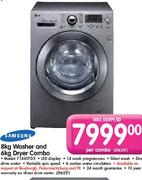Samsung 8kg Washer and 6kg Dryer Combo (F1480YD5)