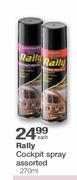 Rally Cockpit Spray Assorted-270ml Each
