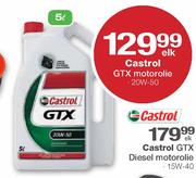 Castrol GTX Motorolie (20W-50) - 5 Ltr