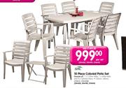 Sal 10 Piece Colonial Patio Set/Per Set