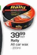Rally All Car Wax-200ml Each