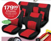 Q Premium Car Seat Covers-6 Piece Per Set