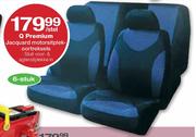 Q Premium Jacquard Motorsitplek-Oortreksels-6 Stuk Per Set