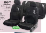 Q Premium Gecko Car Seat Covers-6 Piece Per Set