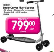 Hook Street Carver Pivot Scooter-Each
