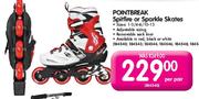 Point Break Spitfire Or Sparkle Skates-Per Pair