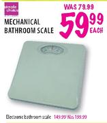 Simple Choice Mechanical Bathroom Scale-Each 