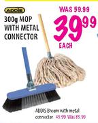 Addis Broom with Metal Connector