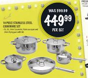 Tisselli Stainless Steel Cookware Set-10 Piece Per Set