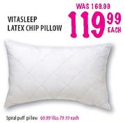 Vitasleeo Latex Chip Pillow-Each
