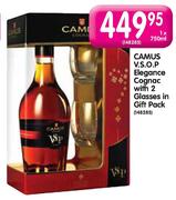 Camus V.S.O.P Elegance Cognac With 2 Glasses In Gift Pack-1x750ml 