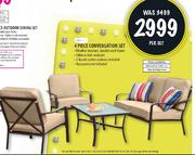 4 Piece Conversation Set-Per Set