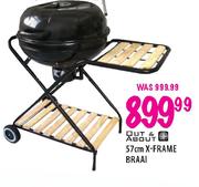 Out & About X-Frame Braai-57cm