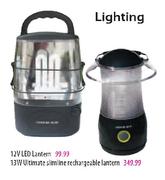13W Ultimate Slimline Rechargeble Lantern