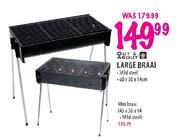 Out & About Mini Braai-40x30x14cm