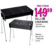 Out & About Large Braai-40x30x14cm