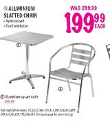 Aluminium Square Table