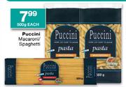 Puccini Macaroni/Spaghetti-500g Each