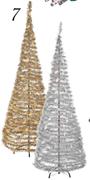 ST Nicholas Pop-Up Tree-180cm Gold Or Silver Each
