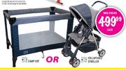 Little One Camp Cot Or Collapsible Stroller-Each