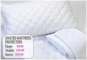 Quilted Double Mattress Protectors-Each