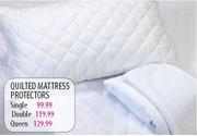 Quilted Single Mattress Protectors-Each