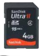 Sandisk 4GB Ultra II SD Card