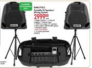 Sinotec Portable DJ Speaker/Mixing System-Each