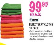 Tevo Blitz Terry Cloths-10's Pack