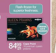 Cape Point 18 Premium Queen Prawns-500g Nett