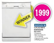Kelvinator 12 Place White Dishwasher(KD12WW1)
