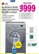 LG Metallic Silver Front Load Washing Machine-7kg(F1292QDP5)