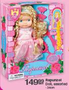 Rapunzel Doll Assorted-34cm Each