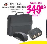 Targus 3 Piece Bag, Mouse And Hub-Per Set