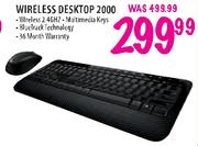 Wireless Desktop 2000