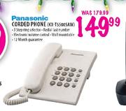 Panasonic Corded Phone (KX-TS500SAW)