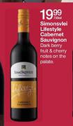 Simonsvlei Lifestyle Cabernet Sauvignon-750ml
