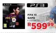 PS3 FIFA 13 Game