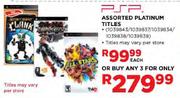 PSP Platinum Titles Assorted-Each