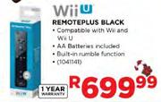 Wii U Remoteplus Black