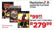 Playstation.2 Platinum Titles Assorted-Each