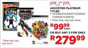 PSP Platinum Titles Assorted-Each